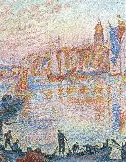 Paul Signac saint tropez oil on canvas